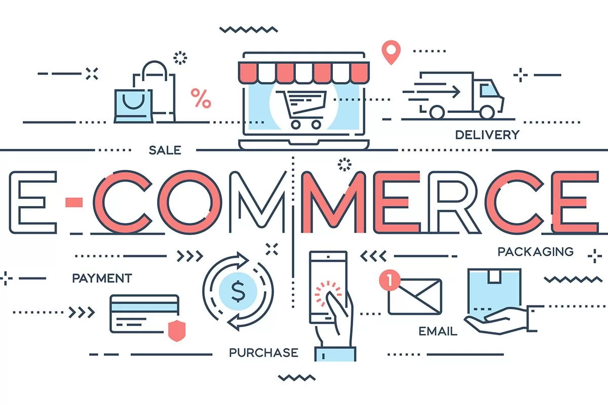 The Four Main Components of E-commerce المكونات الأربعة الرئيسية للتجارة الإلكترونية